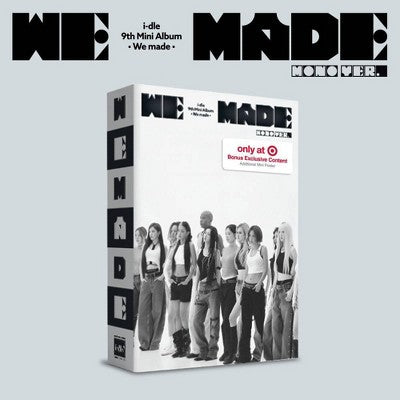 (G)I-DLE - We Made, portada del CD Target Exclusive de Oh My Cd!