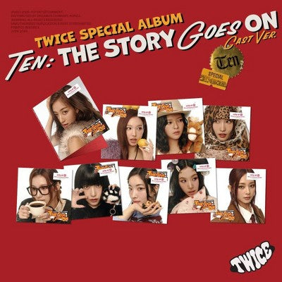 TWICE - TEN The Story Goes On, portada del CD Target Exclusive de Oh My Cd!