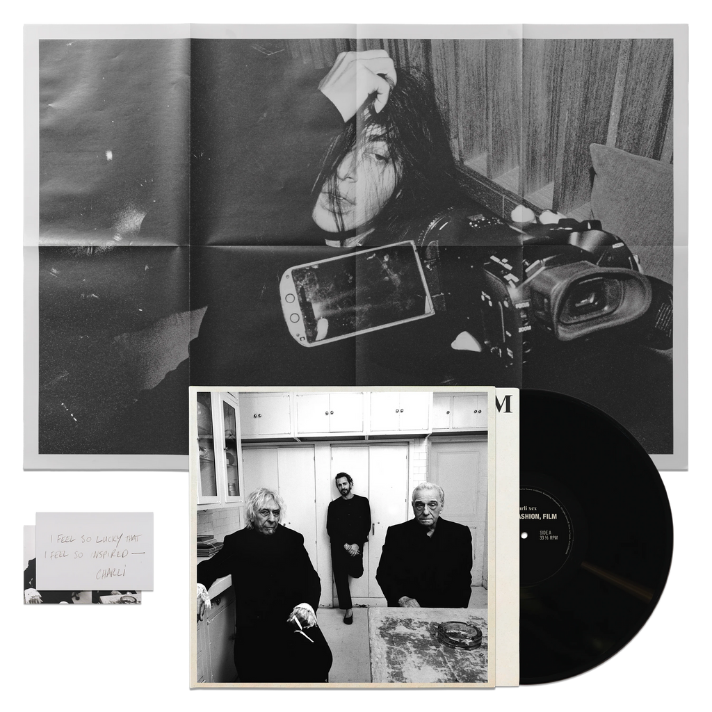 Charli XCX – Music, Fashion, Film (Black Vinyl + Signed Art Card)