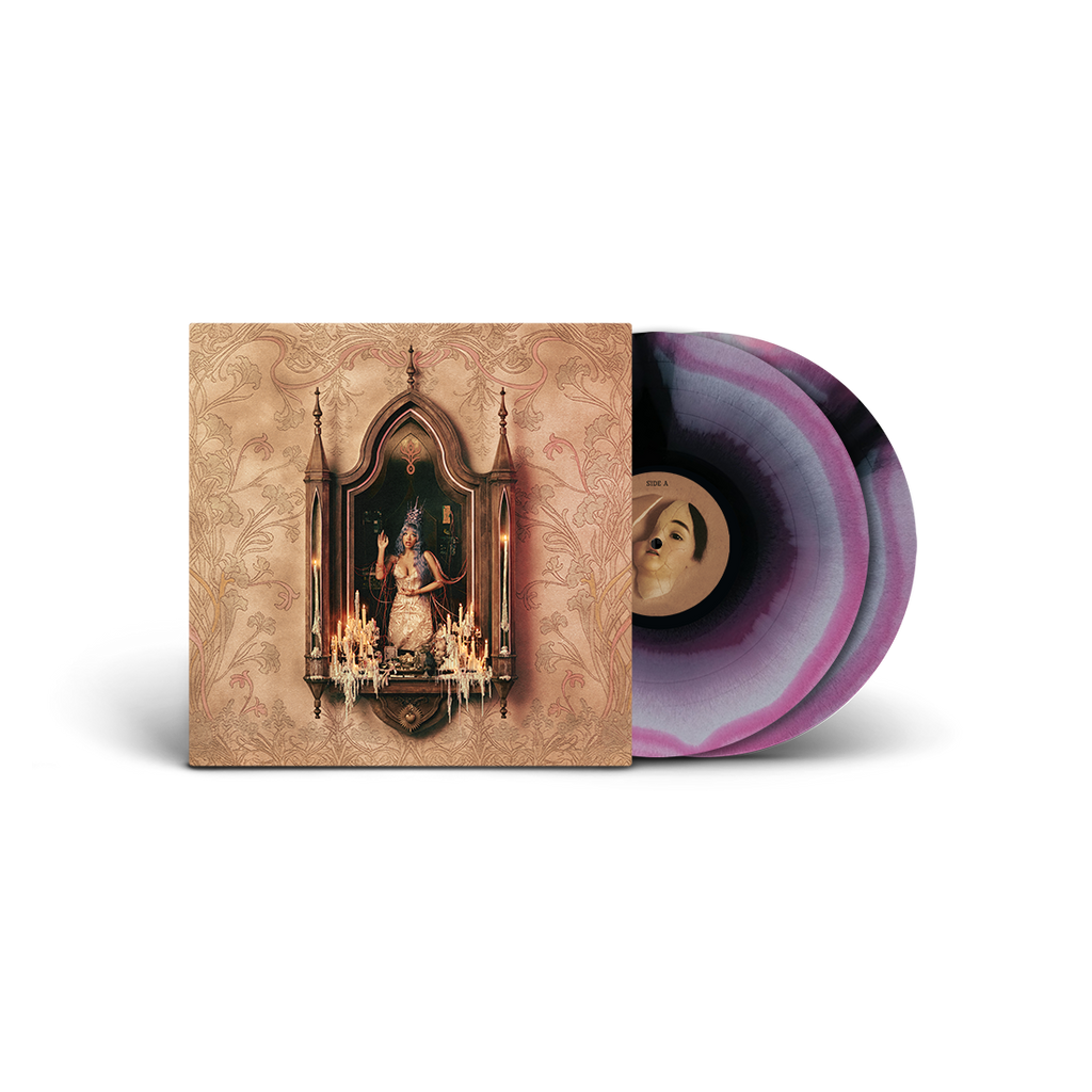 Vinilo de vinilo rosario de Melanie Martinez – HADES, color bruised, con portada y detalles artísticos de Oh My Cd!