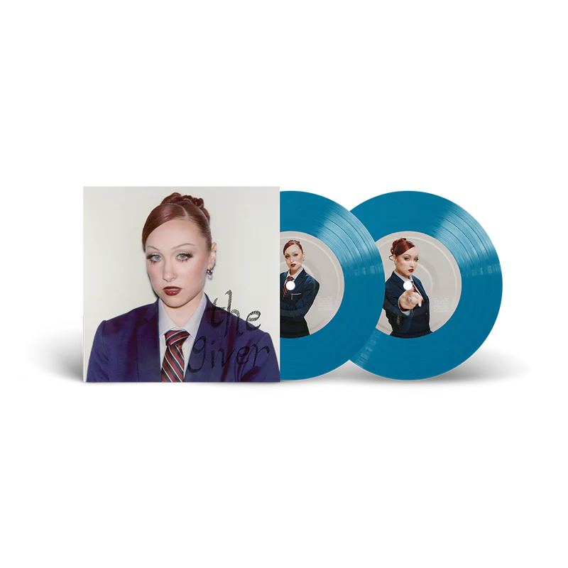 Vinilo de 7" de Chappell Roan, "The Giver" con portada alternativa y título "The Lawyer", en cubierta de Oh My Cd!
