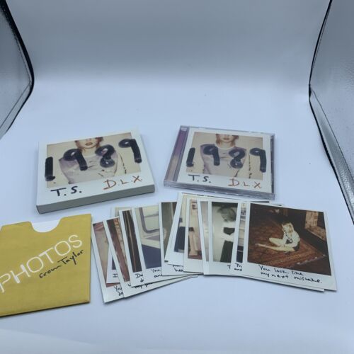CD de la edición deluxe de Taylor Swift 1989 con polaroids, presentado por Oh My Cd!