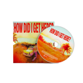 Portada del álbum de Louis Tomlinson "How Did I Get Here?" en formato CD Digipak con diseño artístico colorido.