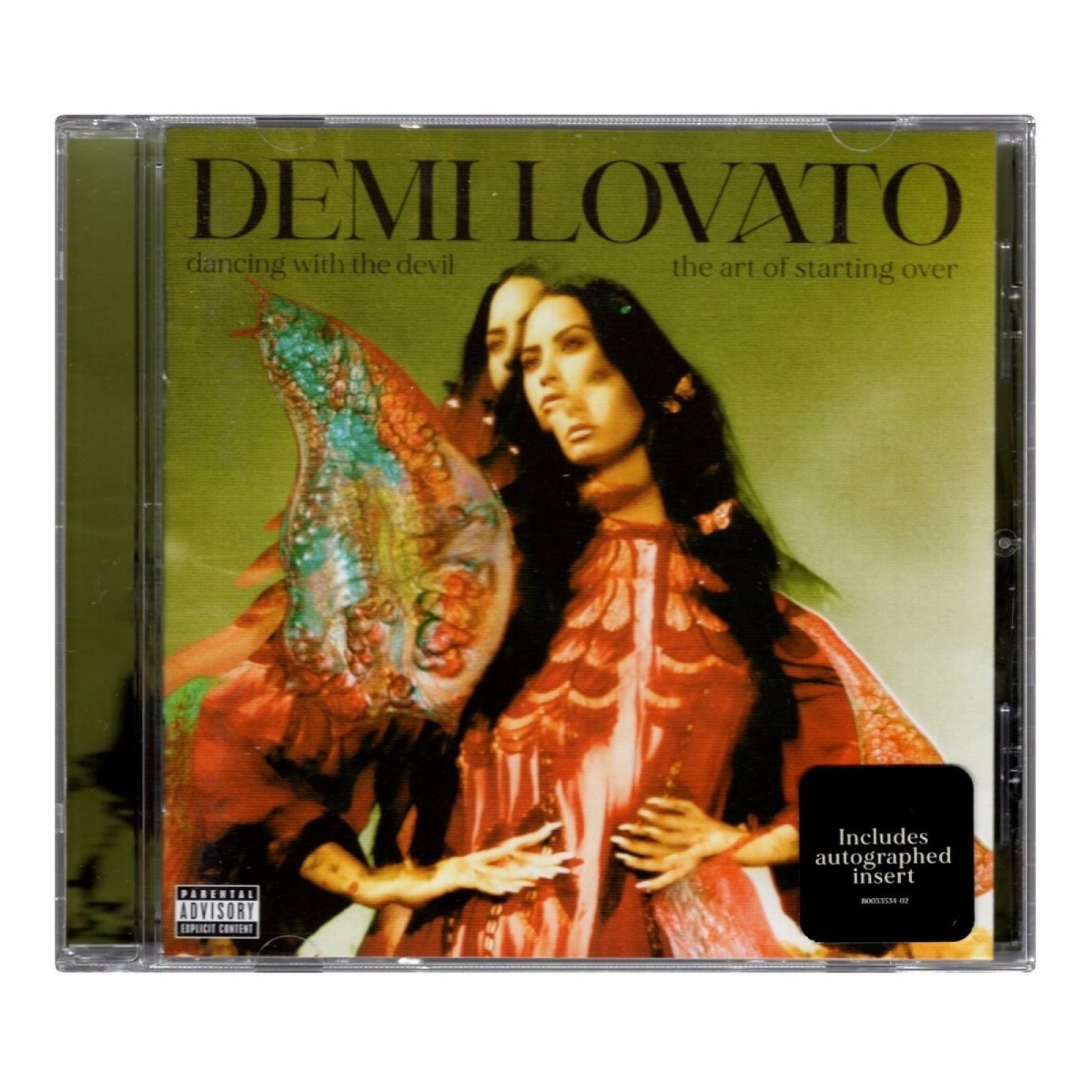 CD de Demi Lovato "Dancing With The Devil… The Art Of Starting Over" de la marca Oh My Cd! en portada.