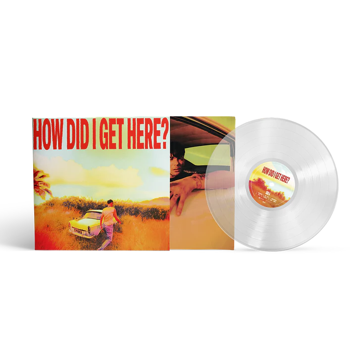 Vinilo transparente de Louis Tomlinson "How Did I Get Here?" con inserto firmado, presentado por Oh My Cd!.