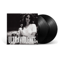 Vinilo usado de Lana Del Rey Ultraviolence Deluxe Edition con portada y etiquetas visibles.