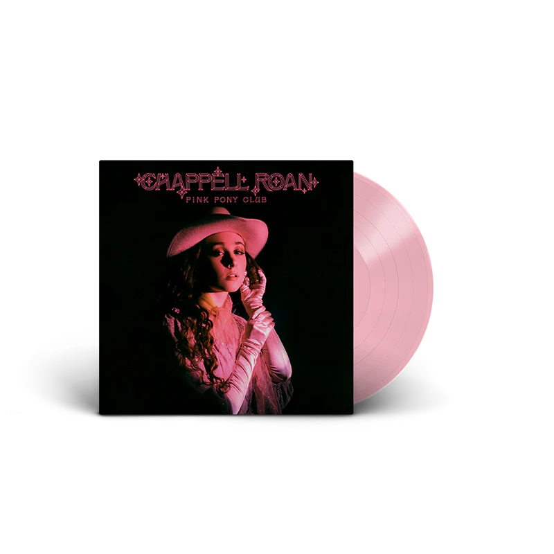 Vinilo de 7 pulgadas de Chappell Roan, Pink Pony Club / Naked In Manhattan en color rosa bebé, de la marca Oh My Cd!