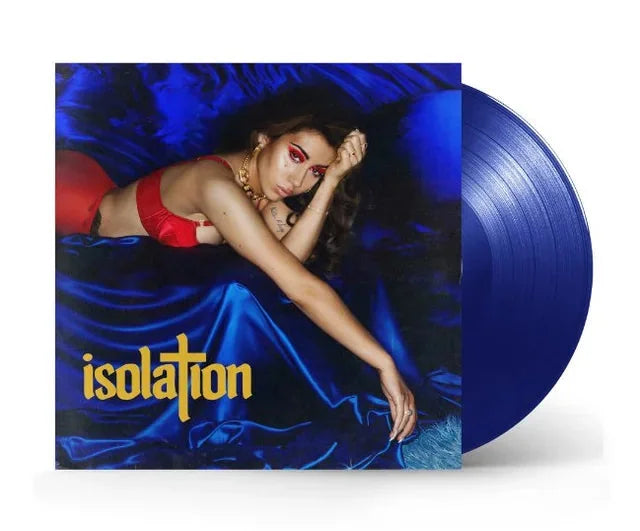 Vinilo azul traslúcido de Kali Uchis - Isolation, de la marca Oh My Cd!, mostrando el diseño del disco en la imagen.