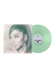 Imagen del vinilo transparente de Ariana Grande – Positions de la marca Oh My Cd!, mostrando la portada del álbum en una vista frontal.