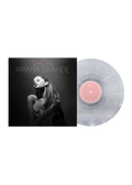 Portada del vinilo de Ariana Grande - Yours Truly en vinilo blanco y transparente, con diseño de remolino.