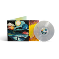Vinilo de Louis Tomlinson, How Did I Get Here? en color mármol blanco y transparente, con portada alternativa y diseño exclusivo.