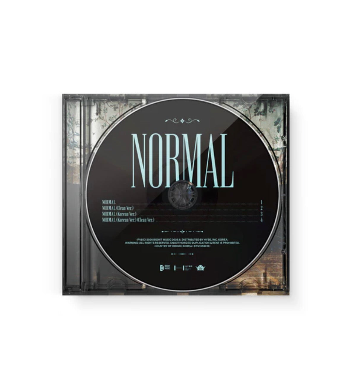 BTS NORMAL - Original & Korean Ver. Single CD