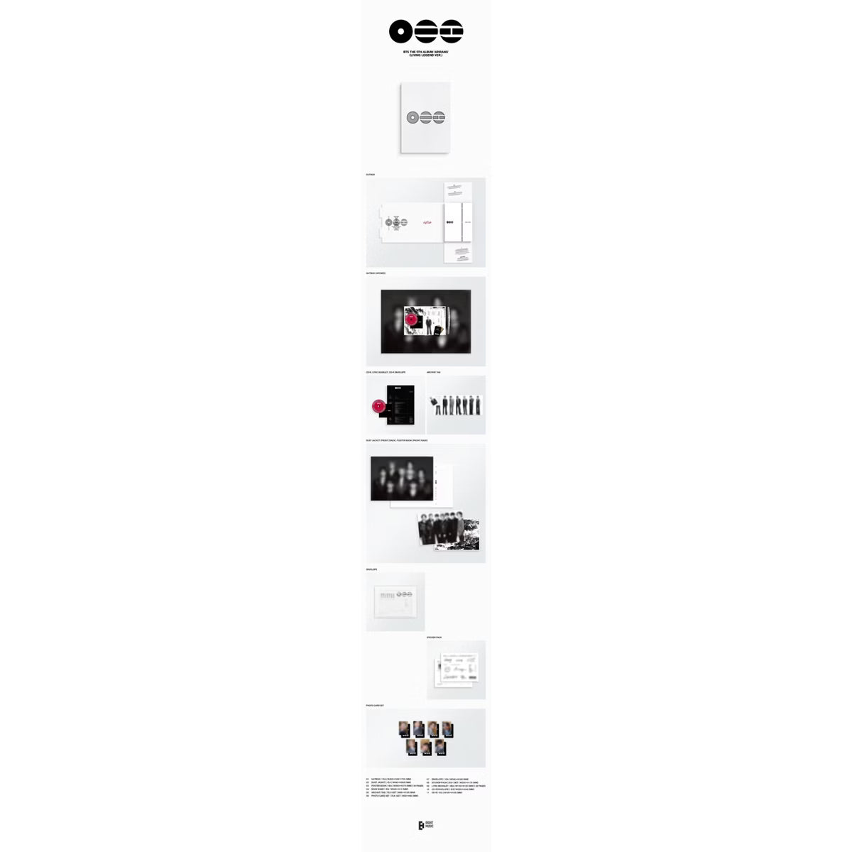 CD BTS Arirang (Living Legend Ver.) de Oh My Cd! con portada artística y disco visible en la imagen.