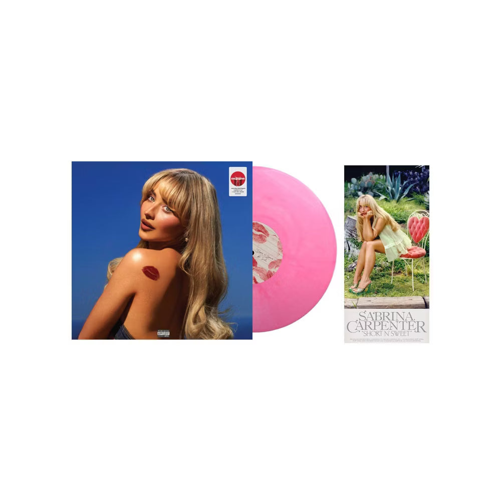 Vinilo de Sabrina Carpenter, Short n' Sweet, de Oh My Cd!, con portada del álbum exclusivo en color y diseño artístico.