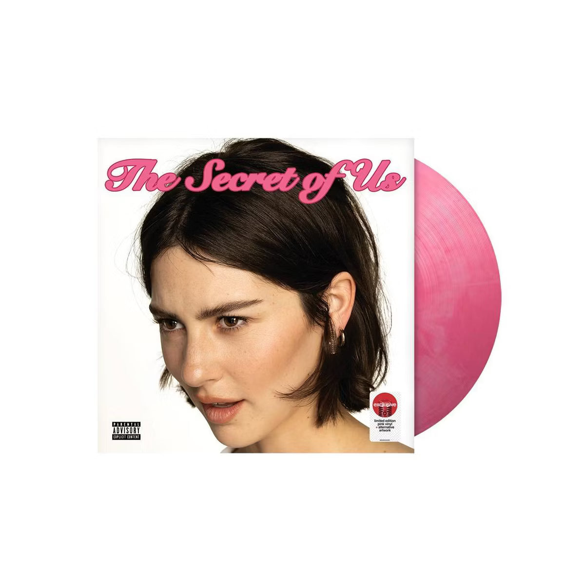 Vinilo exclusivo de Gracie Abrams, The Secret of Us, de la marca Oh My Cd!, con portada del álbum visible en la imagen.
