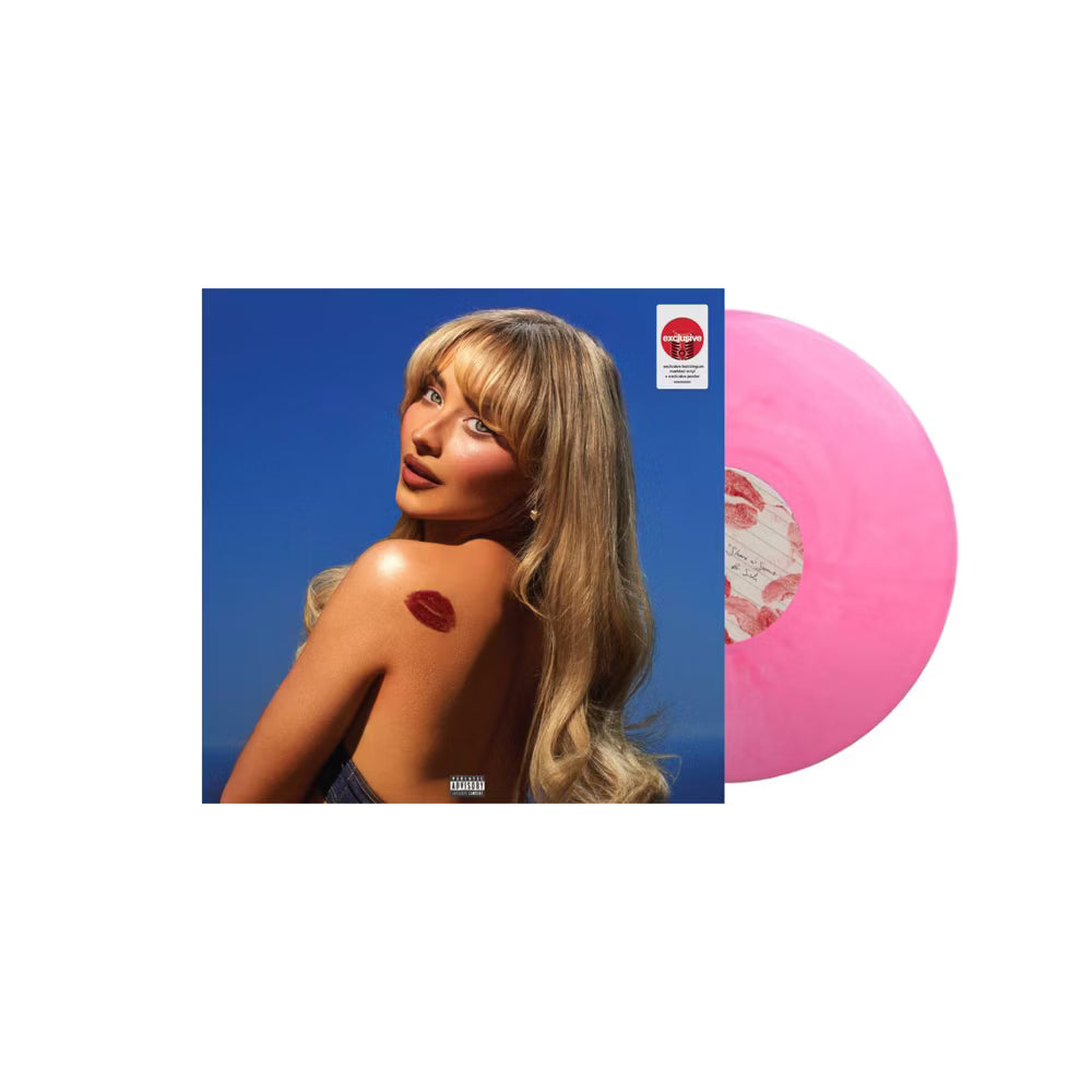 Vinilo de Sabrina Carpenter - Short n' Sweet de Oh My Cd!, edición exclusiva de Target, imagen de la portada del álbum.