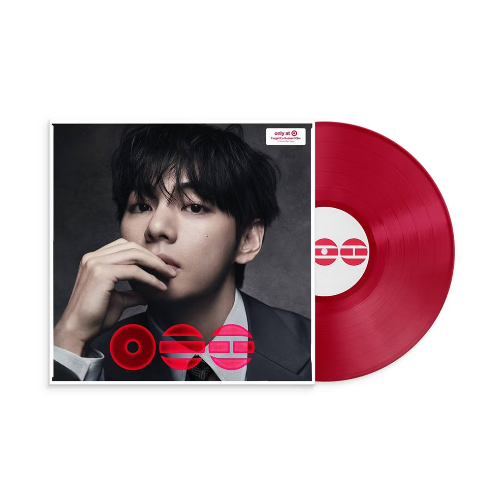 Vinilo rojo de vinilo de 12 pulgadas de BTS Arirang, edición exclusiva de Target, con portada de V en la portada.