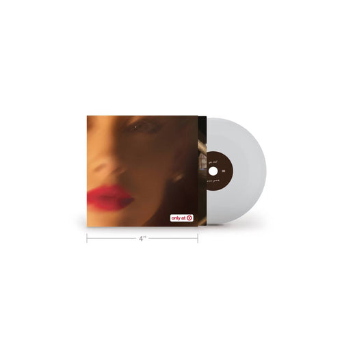 Vinilo compacto de 4 pulgadas de Ariana Grande, álbumes "Yes, and?" y "Eternal Sunshine" en portada de Oh My Cd!