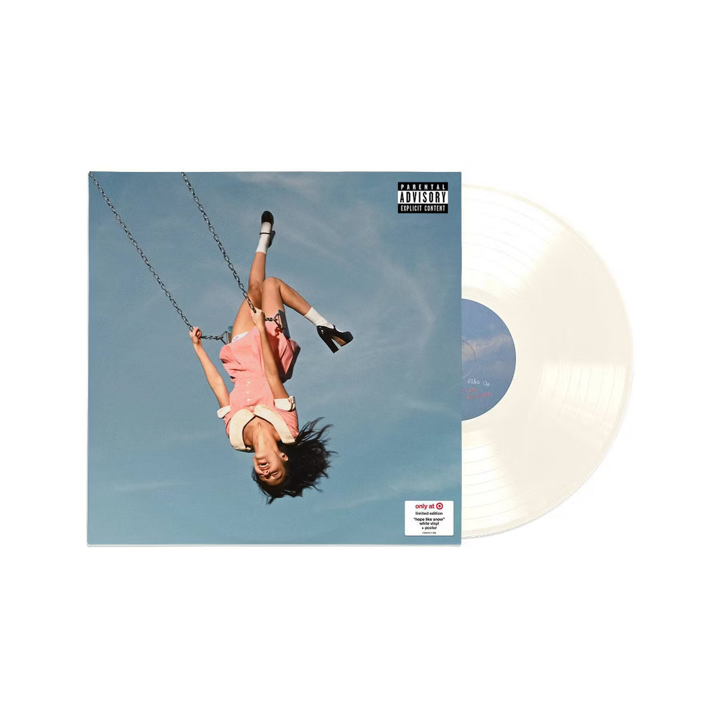 Vinilo blanco de la edición exclusiva de "Hope Like Snow" de Olivia Rodrigo, de la colección Oh My Cd!