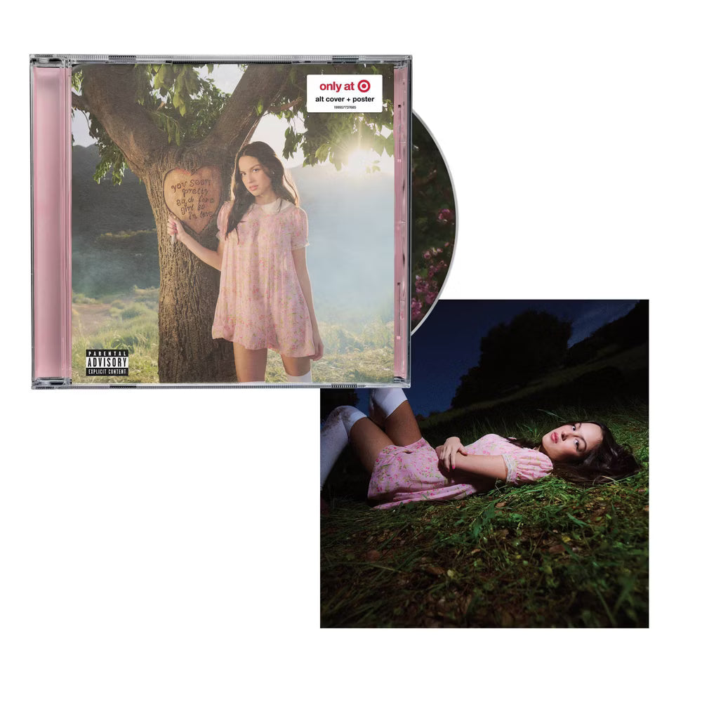 CD de Olivia Rodrigo "you seem pretty sad for a girl so in love" de la marca Oh My Cd!, portada con ilustración y título visible.