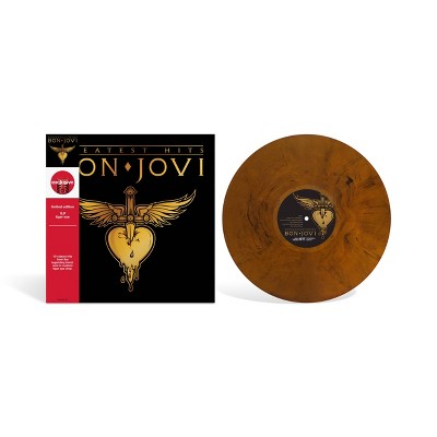 Bon Jovi - Greatest Hits, portada del vinilo Target Exclusive de Oh My Cd!