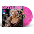 Portada del vinilo "Dirty Blonde" de Bebe Rexha en color rosa neón y mármol blanco, de la marca Oh My Cd!