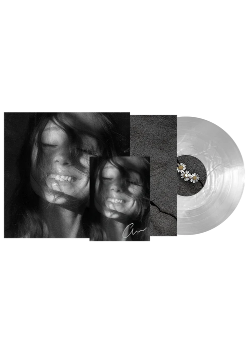 Vinilo firme de Ariana Grande – petal en color blanco perlado translúcido, firmado por Oh My Cd!