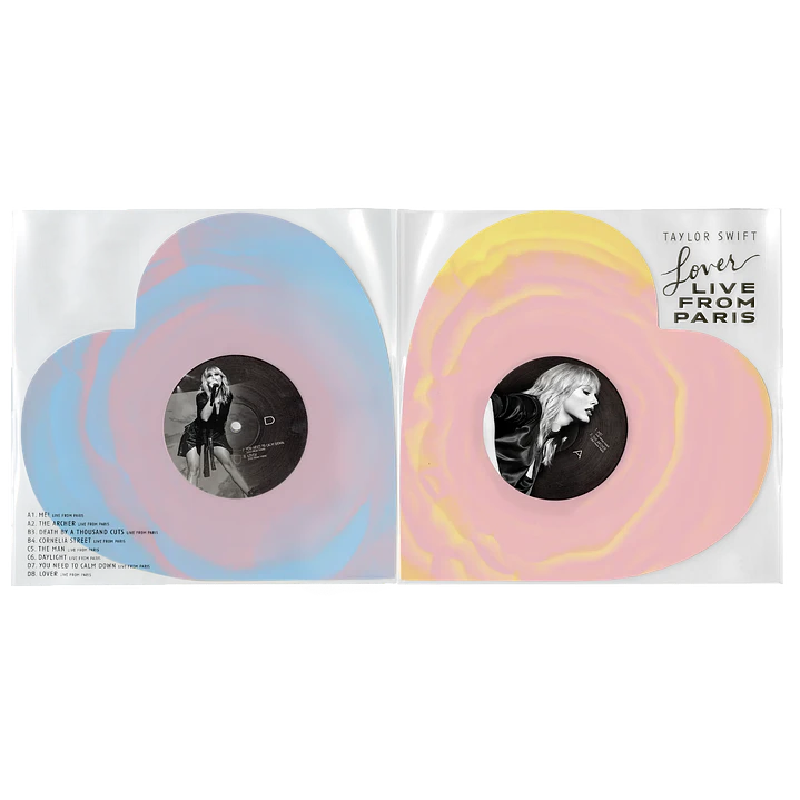 Taylor Swift – Lover (Live From Paris) (Vinilo 2LP Heart Shaped Colored)