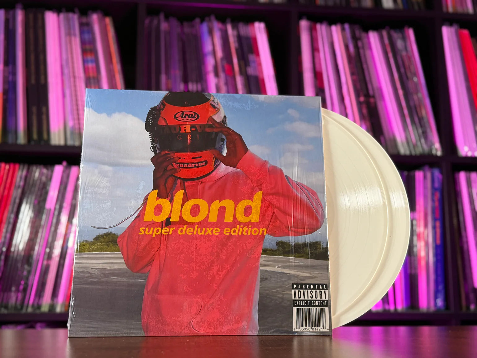 Vinilo blanco de 2LP de "Blond" de Frank Ocean, edición deluxe alternativa, de la colección Oh My Cd!