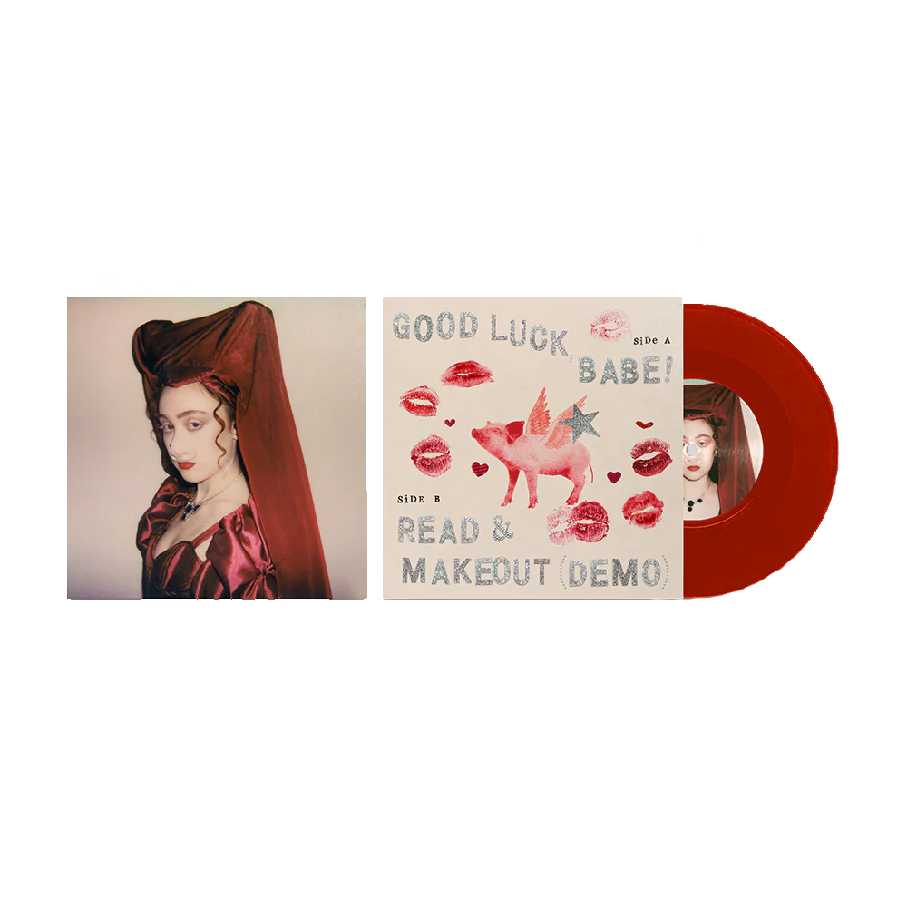 Vinilo de 7 pulgadas de Chappell Roan, Good Luck, Babe! en color rojo opaco, de la marca Oh My Cd!