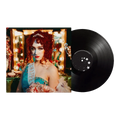 Vinilo doble de Chappell Roan, The Rise and Fall of a Midwest Princess, con portada de arte colorido y detalles del álbum.