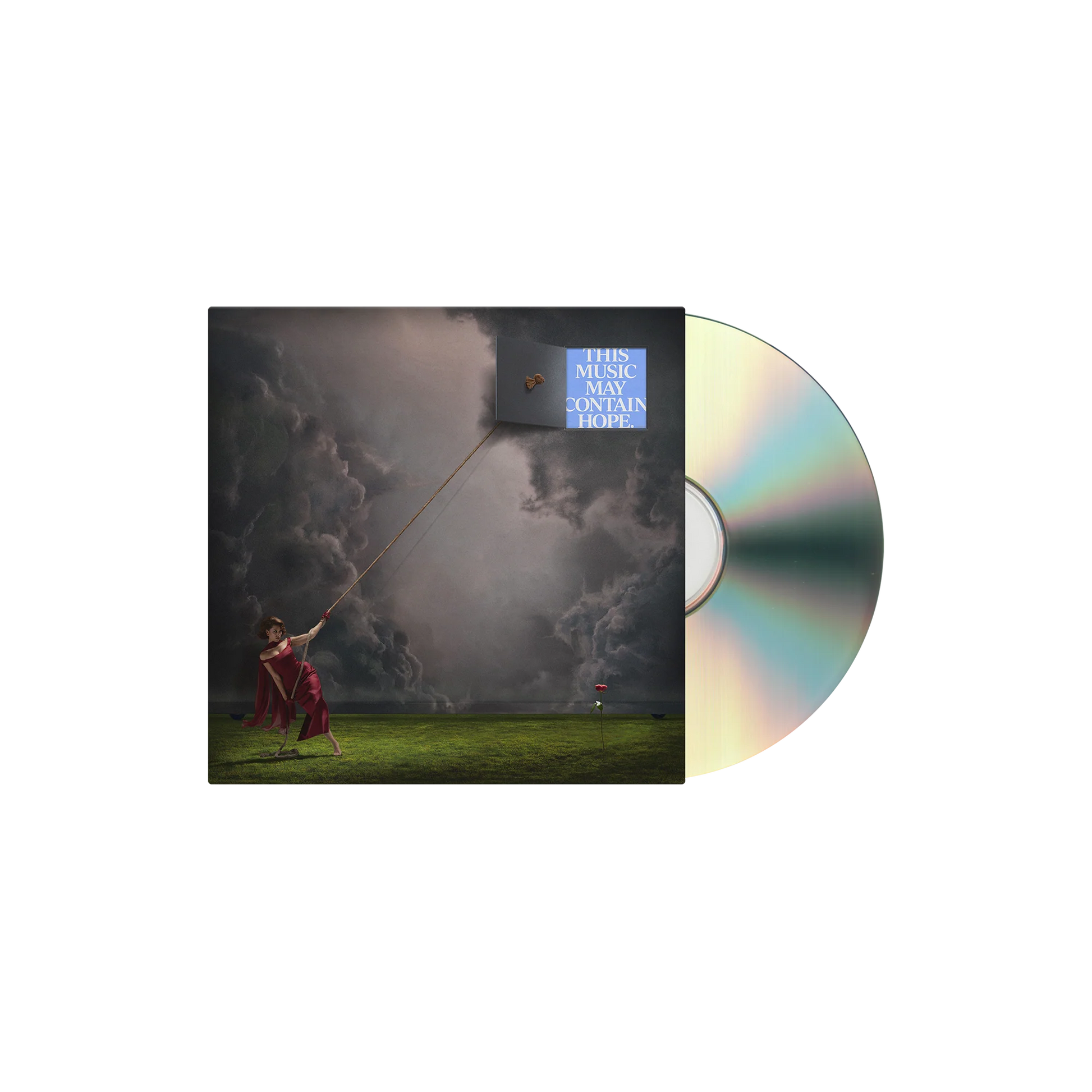 Imagen del CD "This Music May Contain Hope" de RAYE, en funda con arte y título visible, de la marca Oh My Cd!