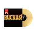 Pegatina del álbum Movements – Ruckus! en vinilo de color crema de la marca Oh My Cd! con diseño ancho y llamativo.