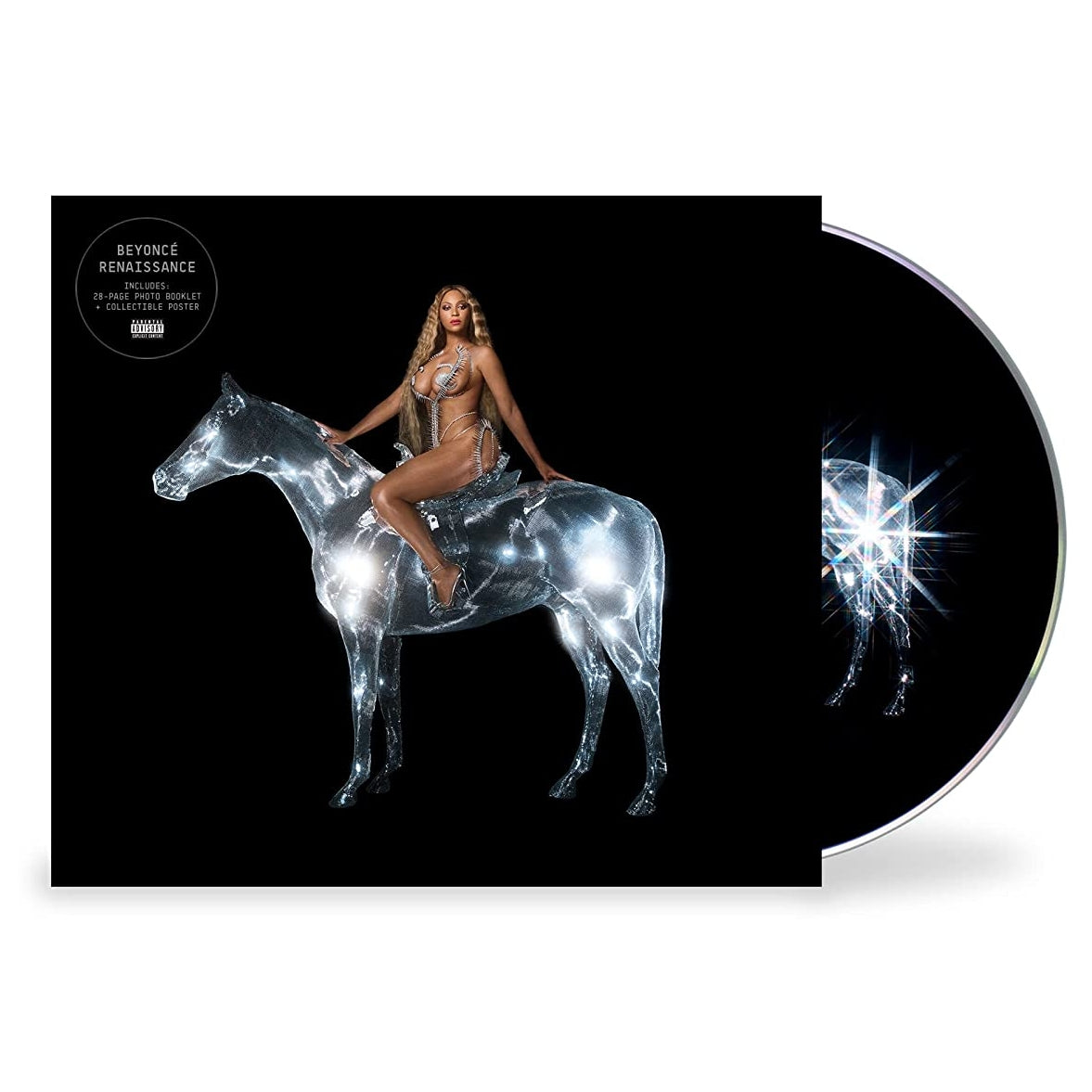 CD de Beyoncé Renaissance de Oh My Cd! con portada del álbum y arte de la artista Beyoncé.