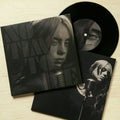 Vinilo usado de 7 pulgadas de Billie Eilish, No Time To Die, edición RSD Black Friday, con portada y disco visible.