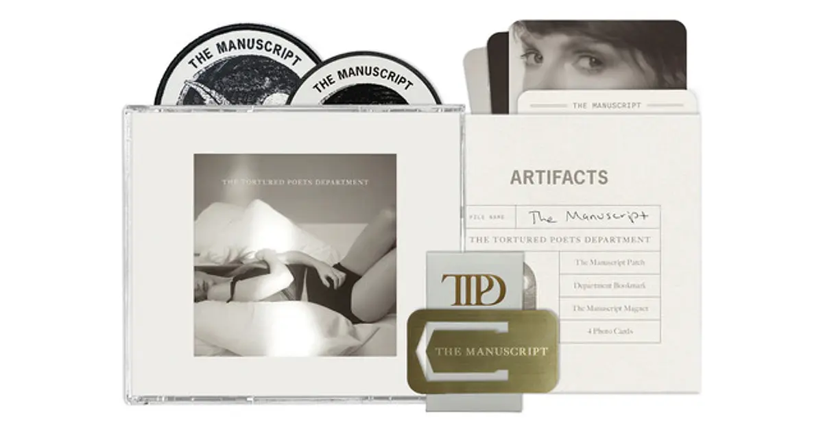 Taylor Swift – The Tortured Poets Department: The Manuscript (Limited Deluxe Collector’s Edition CD)