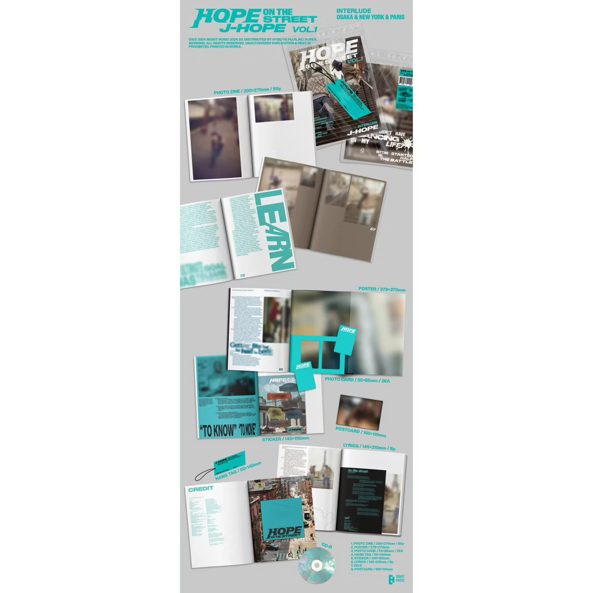 j-hope (BTS) – HOPE ON THE STREET VOL.1 (Target Exclusive CD)