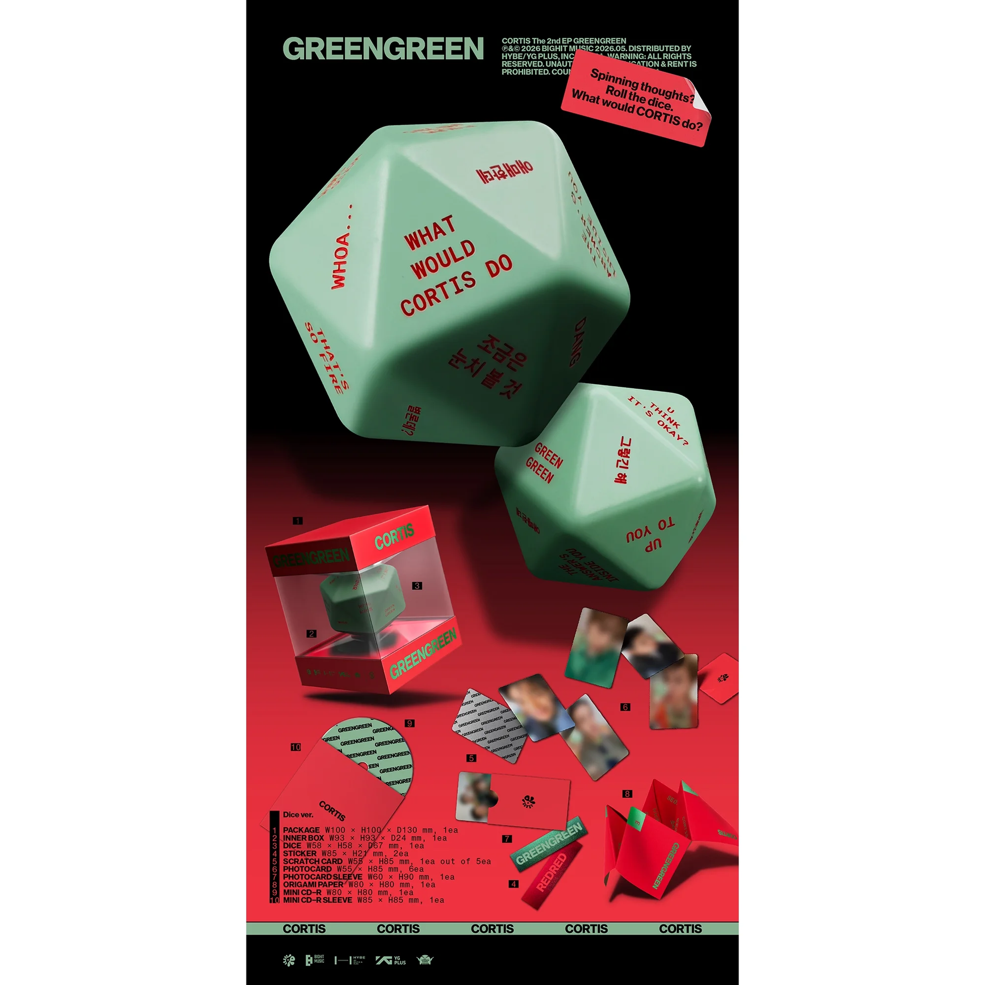 CORTIS – GREENGREEN The 2nd EP (DICE Version) - Oh My Cd!