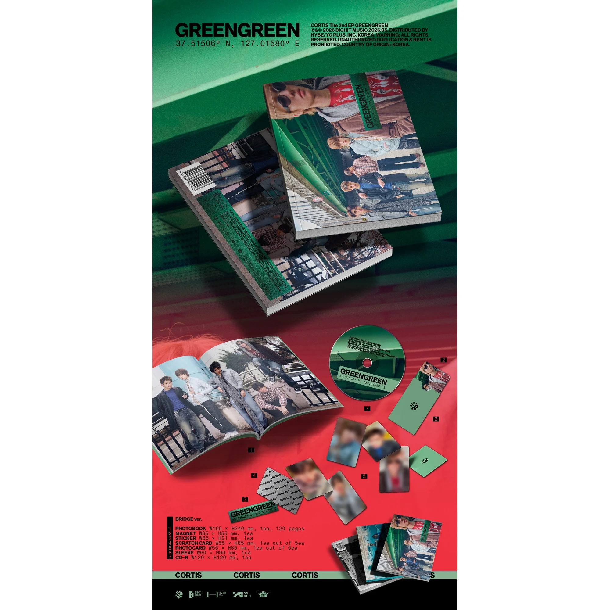 CORTIS – GREENGREEN (BRIDGE Ver.) (Walmart Exclusive CD)