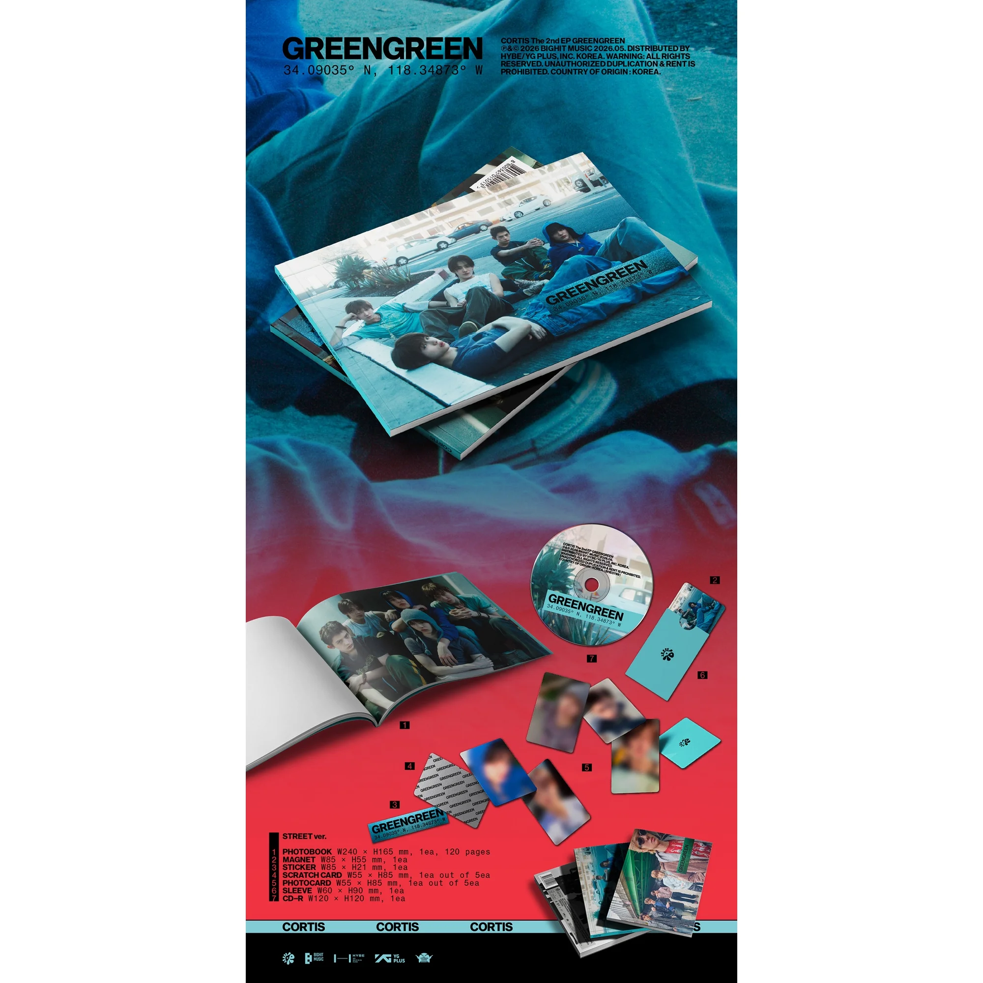 CORTIS – GREENGREEN (STREET Ver.) (Walmart Exclusive CD)