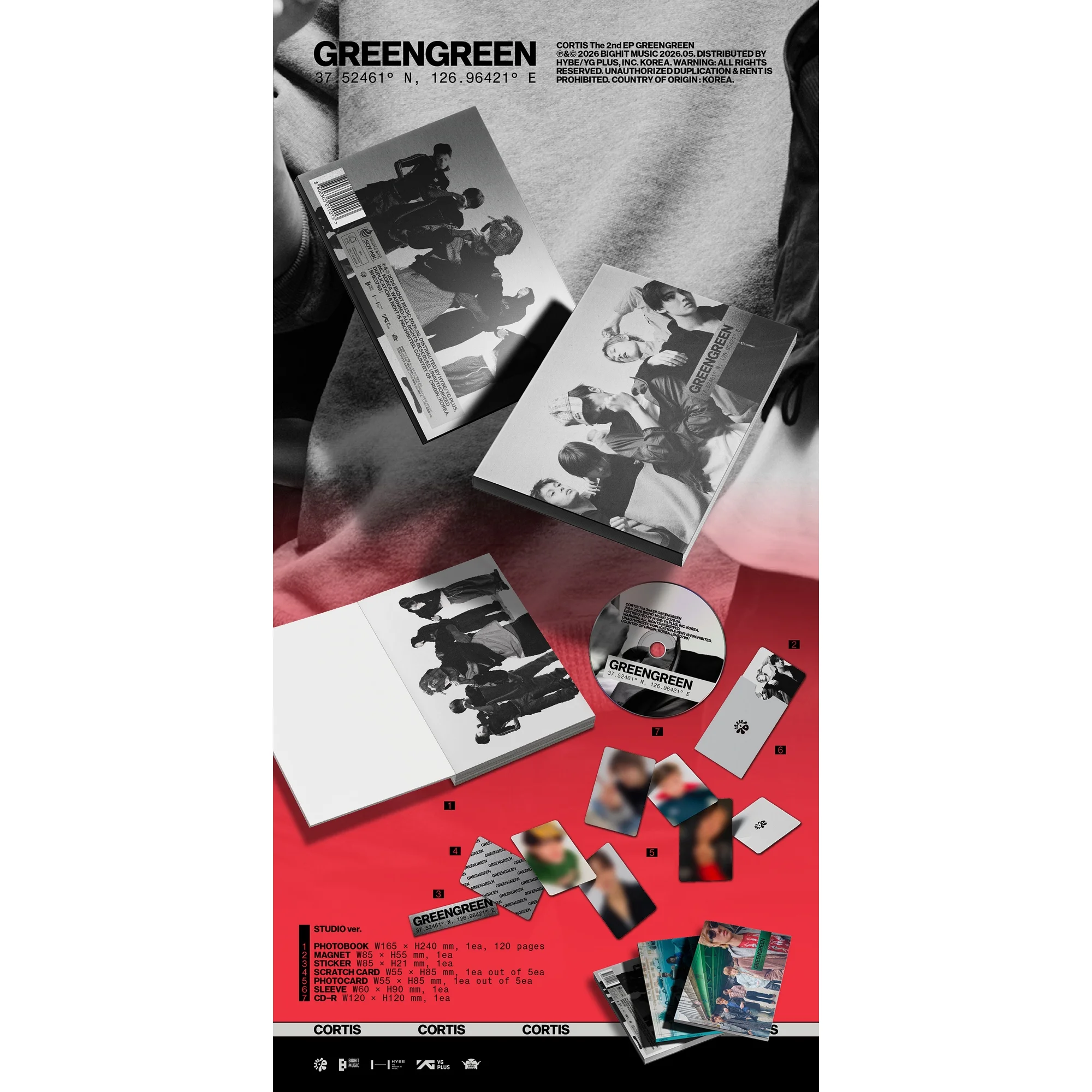 CORTIS – GREENGREEN (STUDIO Ver.) (Walmart Exclusive CD)