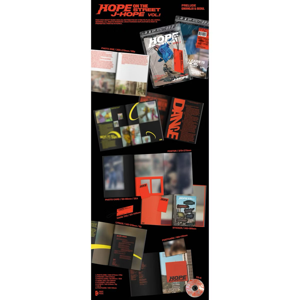 j-hope (BTS) – HOPE ON THE STREET VOL.1 (Target Exclusive CD)