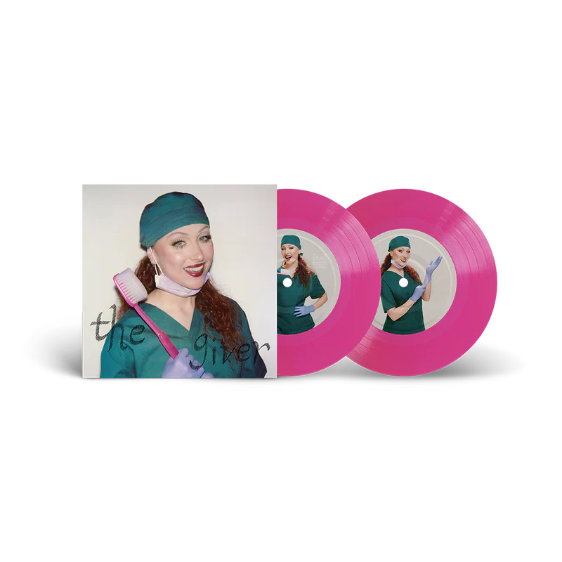 Vinilo de 7 pulgadas de Chappell Roan, "The Giver" con portada alternativa de "The Dentist", de Oh My Cd!